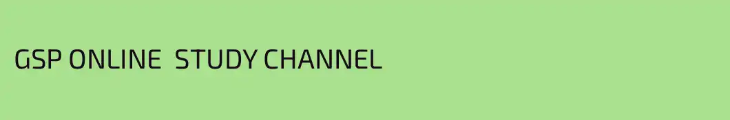 GSP ONLINE  STUDY CHANNEL